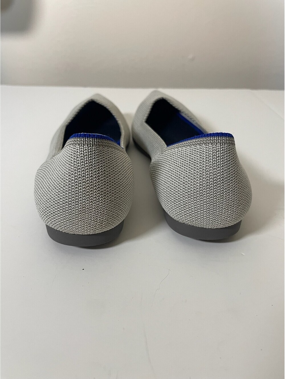 Rothy's The Point Grey Birdseye Knit Pointed Toe Washable Flats Womens Sz 8 EUC - Picture 4 of 7